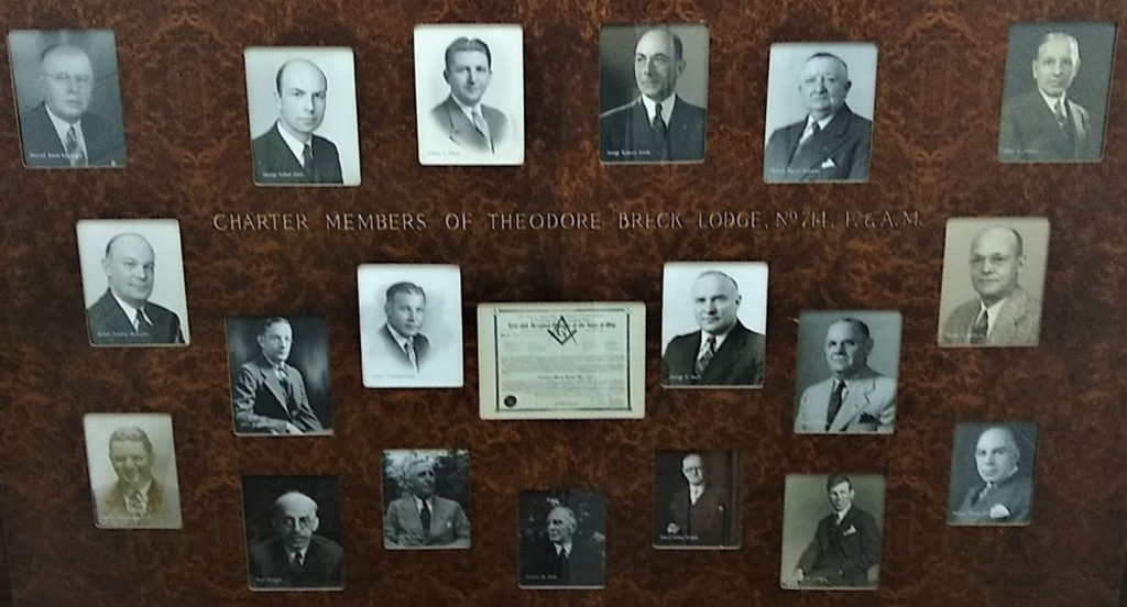 Charter Members of Theodore Breck Lodge #714